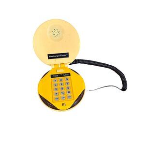 Hamburger Telephone Vintage Novelty Land Line Push Button Dial Juno Movie